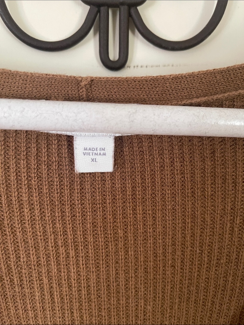 V-Neck Long Sleeve Women's Fall Sweater J Jill - Brown - Picture 2 of 6